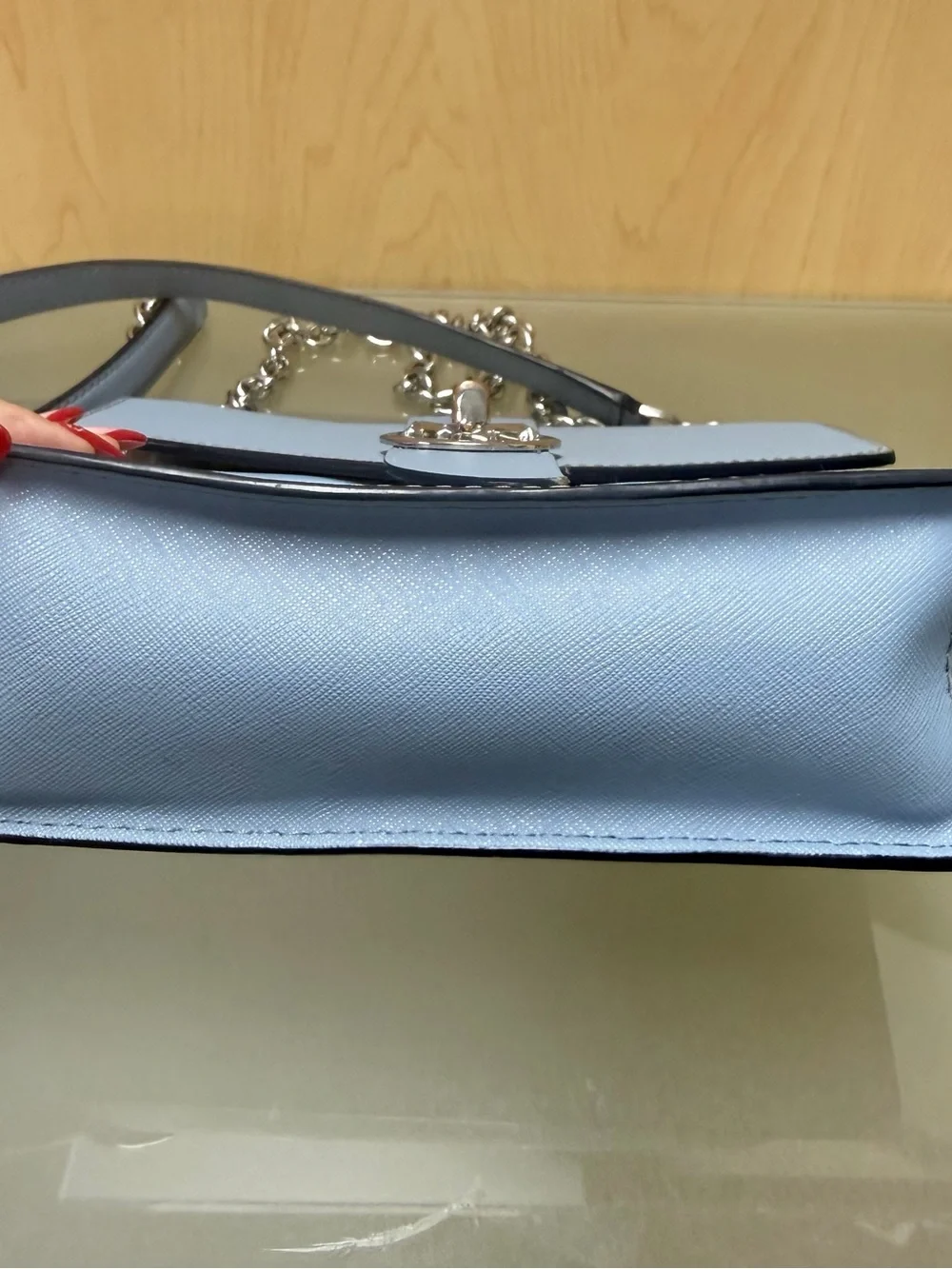 MICHAEL KORS Small Greenwich Crossbody Bag in Saffiano Leather